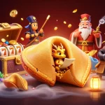 Vivez l'expérience d'un casino en ligne argent réel avec cette illustration captivante de personnages et éléments riches en détails.