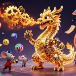 Vivez l'aventure du casino en ligne avec des dragons et des éléments de loterie captivants.
