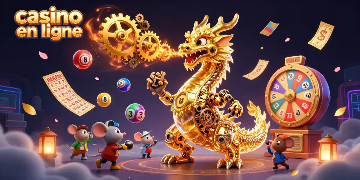 Vivez l'aventure du casino en ligne avec des dragons et des éléments de loterie captivants.