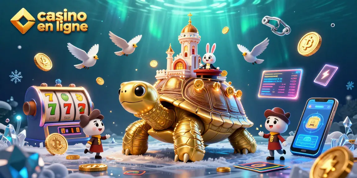 Vivez l'excitation du casino en ligne avec un décor de jeu riche et dynamique illustré.