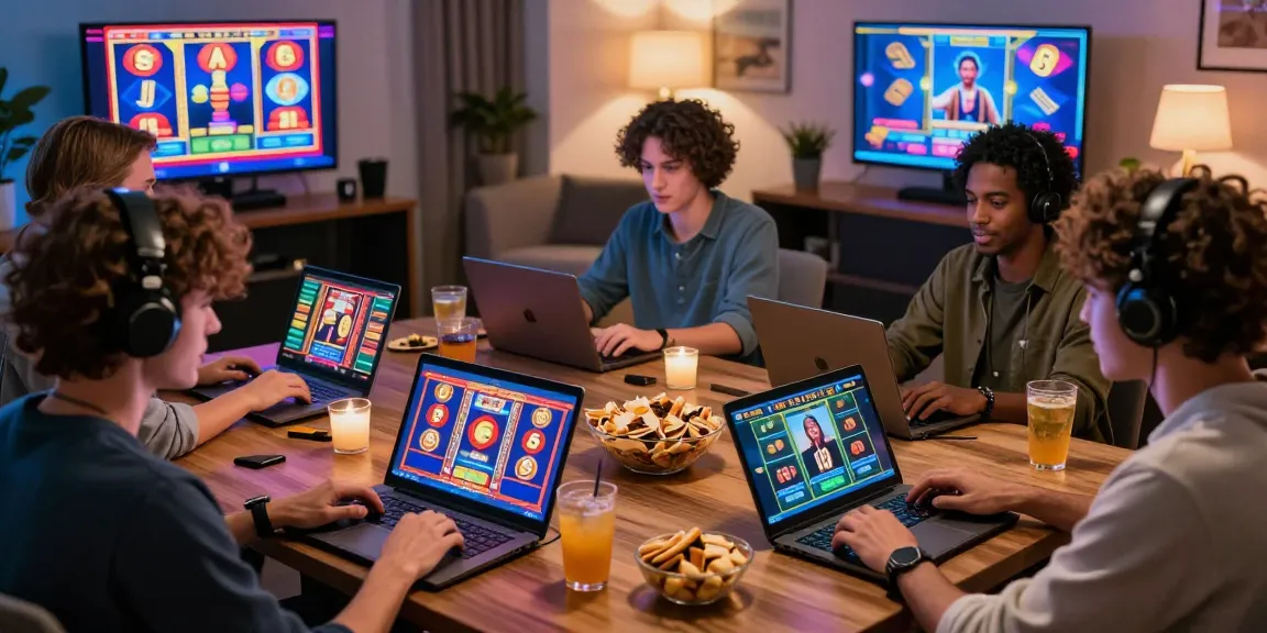 Dynamic online gaming enthusiasts engaging with tempototo platform, showcasing excitement and winning potential.