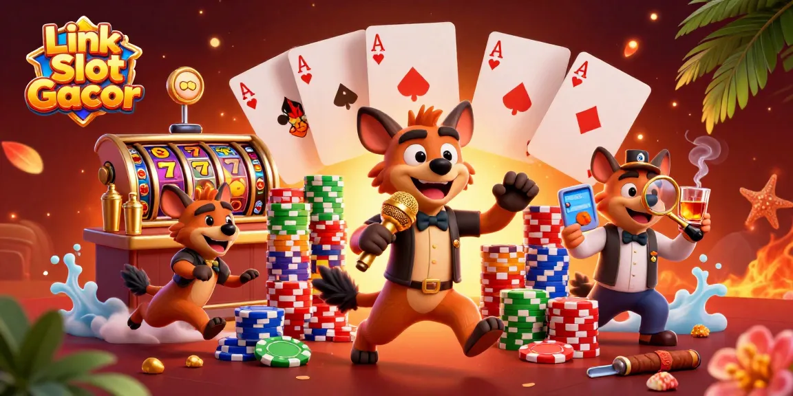 Menangkan kesenangan di Link Slot Gacor dengan hyena lucu di kasino komedi, lengkap dengan elemen slot dinamis.