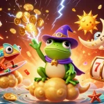 Gagnez avec le casino en ligne en attrapant des pièces d'or lors d'un jeu dynamique.