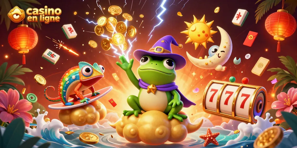 Gagnez avec le casino en ligne en attrapant des pièces d'or lors d'un jeu dynamique.