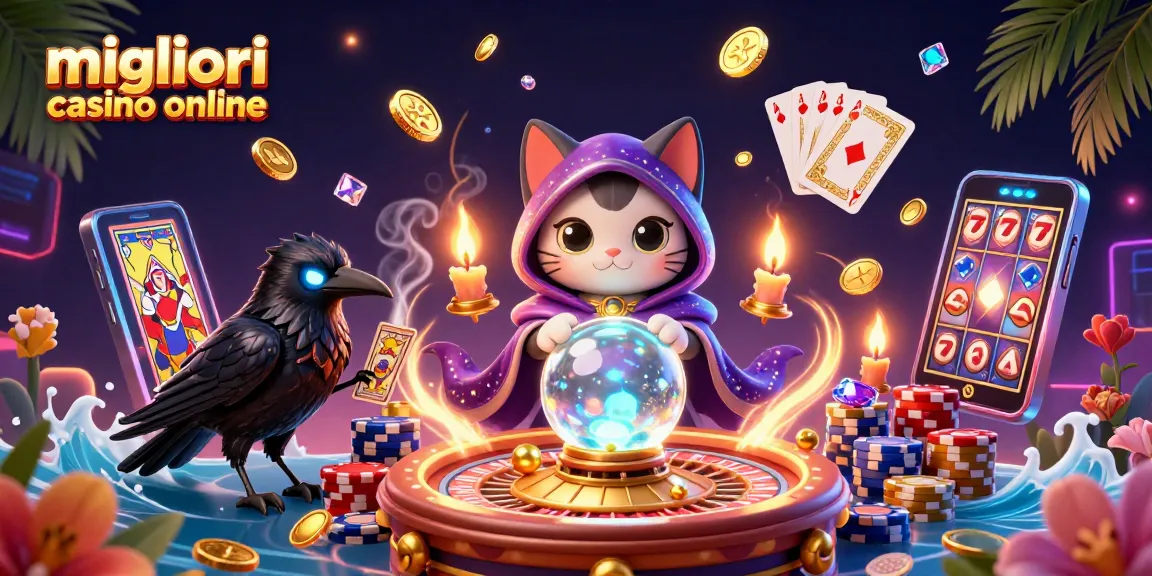 Gioca nei migliori casino online con divertimento e fortuna, tra personaggi magici e vincite scintillanti.